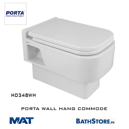 Porta Wall Hung Commode HD348WH Design Bath
