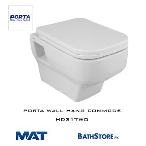 Porta Wall Hung Commode | HD317WH