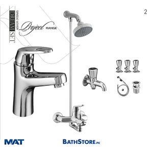 Sonex Single Lever Dream Complete Bath Set | son2