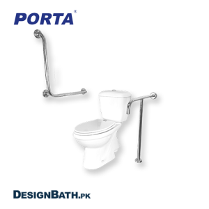 Porta One Piece Commode Handrail | CH-01