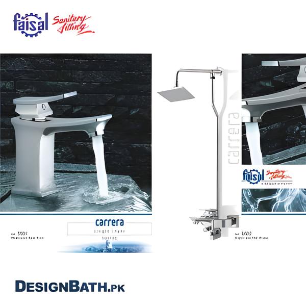 Faisal Carrera Single Lever Complete Bath Set 5501/5502