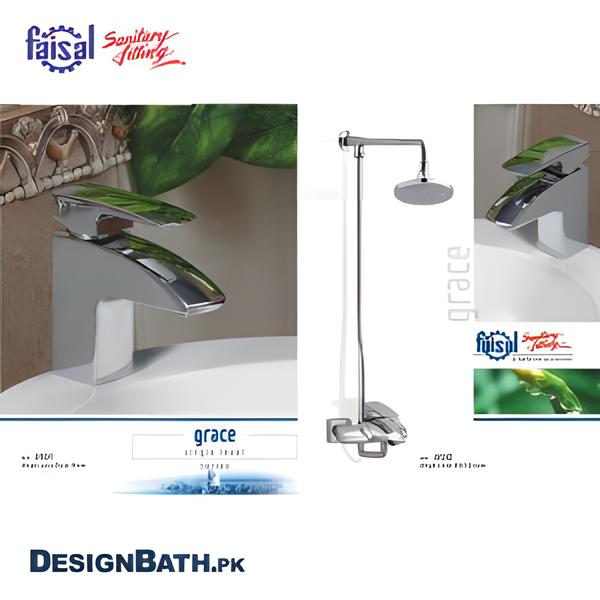 Faisal Grace Single Lever Complete Bath Set 4601/4602
