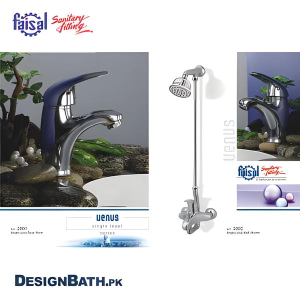 Faisal Venus Single Lever Complete Bath Set 2801/2802