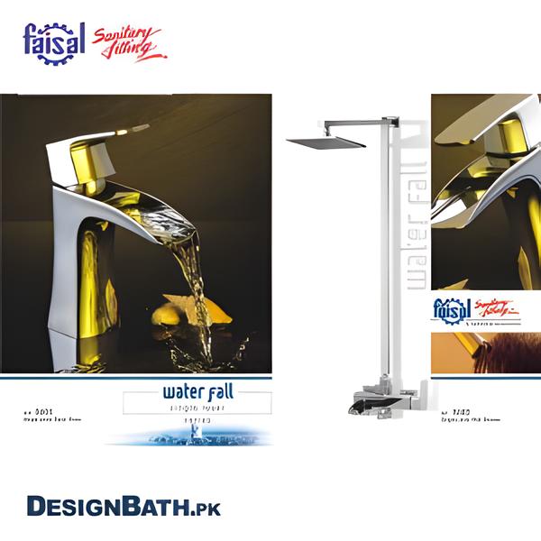 Faisal Waterfall Single Lever Complete Bath Set 5401/5402