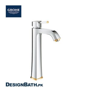 Grohe Grandera Chrome & Gold XL Basin Mixer 23313IG0