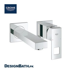 Grohe Wall Mount 2 Hole Basin Mixer Eurocube 19895000