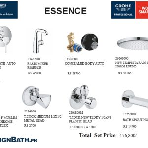 "Sonex Essence Complete Set Bathroom Fitting - Elegant and Functional Solution for Modern Bathrooms"