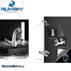 Ruman Crown Full Round Complete Bath Set CN-3321/CN-3322