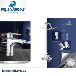 Ruman Glocera Single Lever Complete Bath Set GL-1871/GL-1872