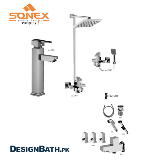 Sonex Amy Plus Single Lever Complete Set