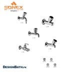 "Sonex Bib Cock Set Bathroom Fitting - Reliable and Versatile Solution for Modern Bathrooms"