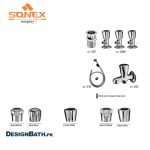 "Sonex General Full Round Set bathroom fitting - Upgrade your bathroom with the versatile Sonex General Full Round Set. This comprehensive set includes a range of full round fittings designed to complement any bathroom style. Experience exceptional quality and functionality with Sonex, the trusted brand for reliable bathroom accessories."