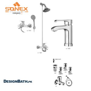 "Sonex Neelam Single Lever Set Bathroom Fitting - Sleek and Functional Solution for Modern Bathrooms"