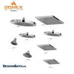 "Sonex Rain Jet Shower Set Bathroom Fitting - Luxurious and Refreshing Shower Experience"