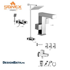 Sonex Roomy Quarter Round Complete Set