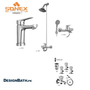 "Sonex Vita Single Lever Set Bathroom Fitting - Sleek and Functional Solution for Modern Bathrooms"