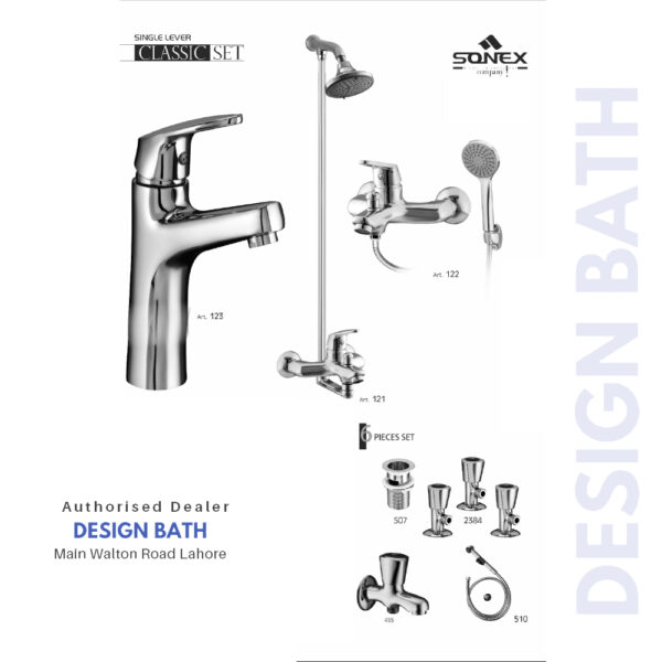 Sonex Classic Single Lever Complete Set 121 123 - Image 2