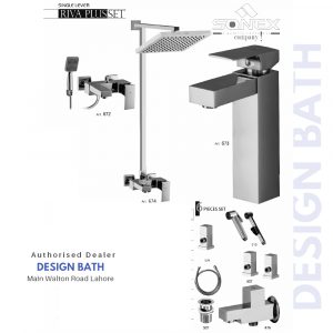 Sonex Riva Rain Shower Single Lever Set 674 672