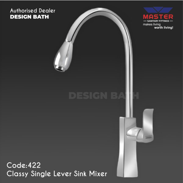 Master Sanitary Fitting Classy Single Lever Sink Mixer 422