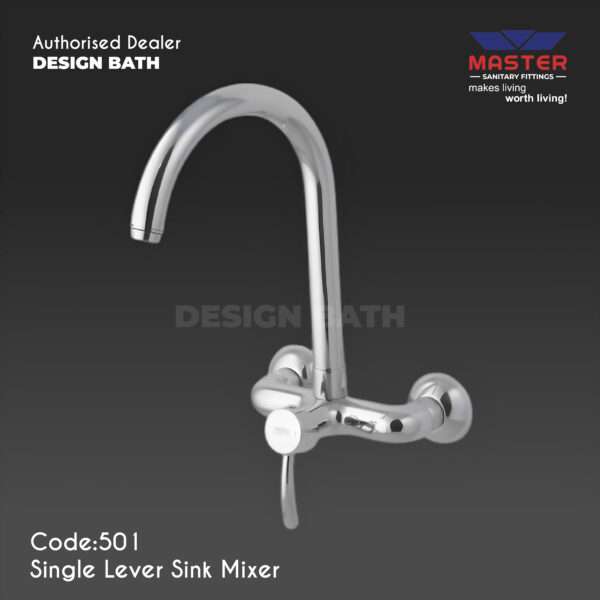 Master Sanitary Fitting Single Lever Sink Mixer 501