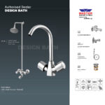 Master Sanitary Fitting Complete Spark single Lever Bath Mixer Set