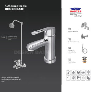 Master Sanitary Fitting Complete Profit Max Lever Bath Mixer Set