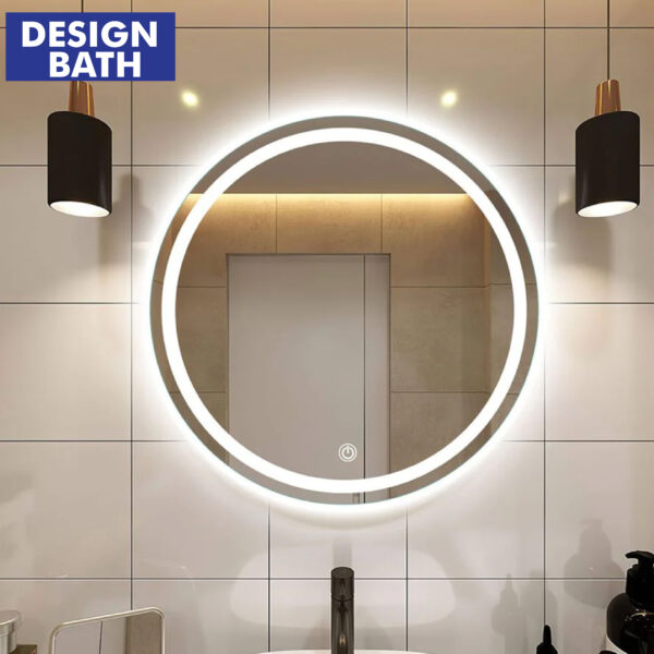 Smart Round Touch LED Mirror