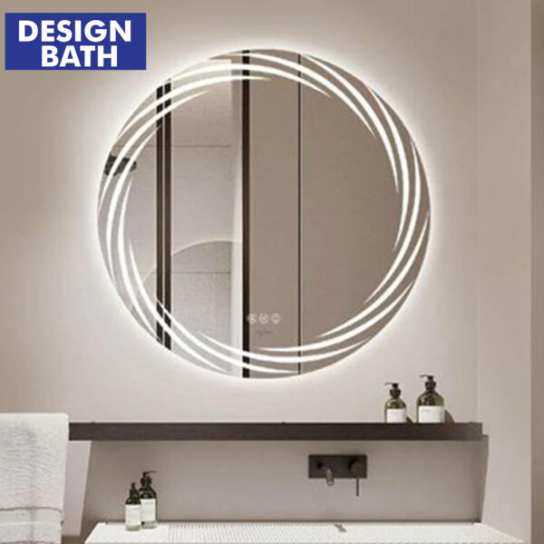 Smart Round Touch LED Mirror