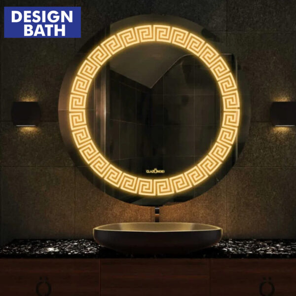 Smart Round Touch LED Mirror