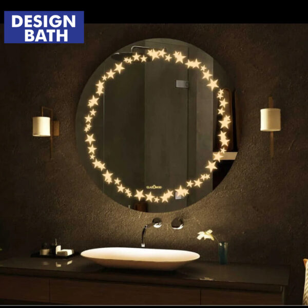 Smart Round Touch LED Mirror