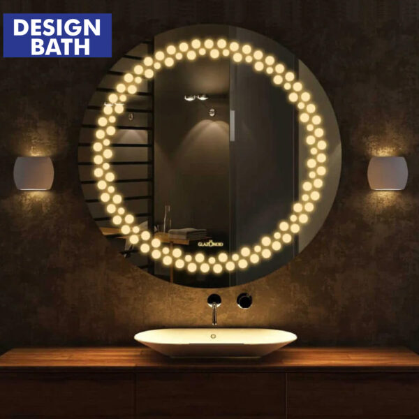 Smart Round Touch LED Mirror