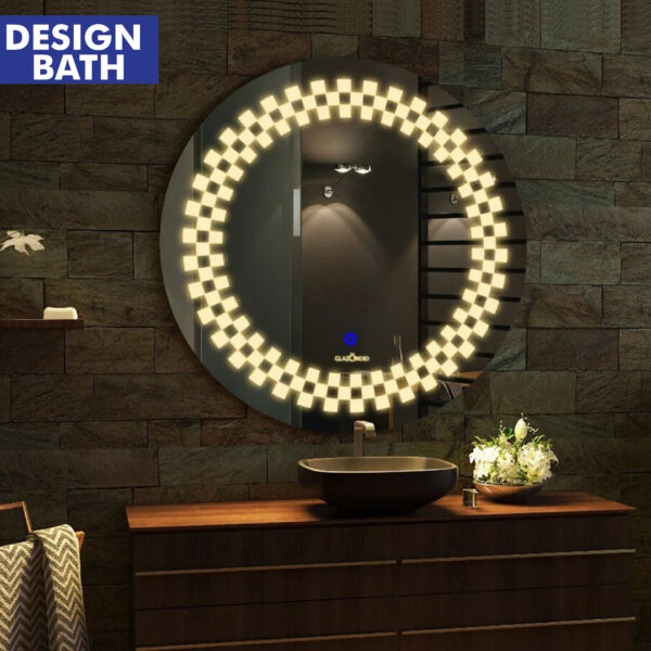 Smart Round Touch LED Mirror