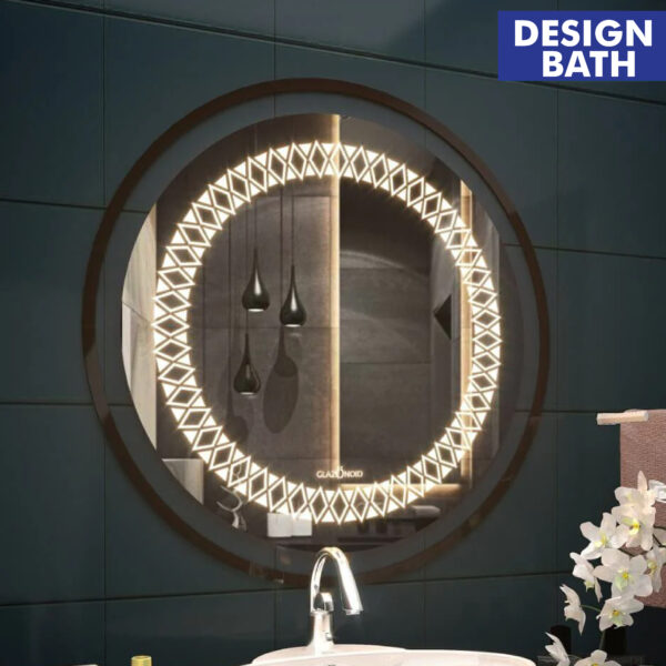 Smart Round Touch LED Mirror
