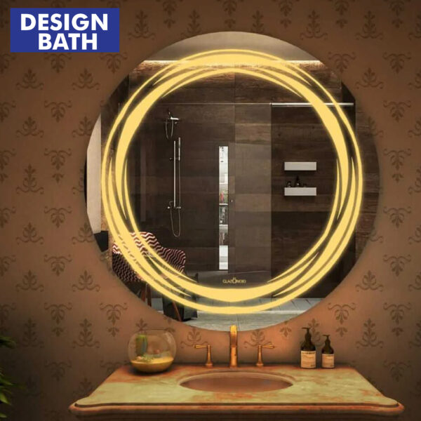 Smart Round Touch LED Mirror