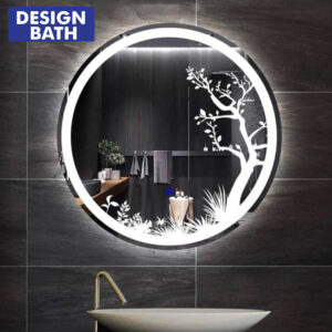 Smart Round Touch LED Mirror
