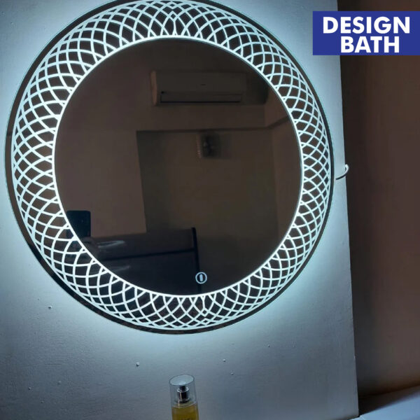 Smart Round Touch LED Mirror