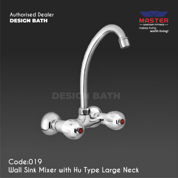 Master Sanitary Fittings Wall Sink Mixer Code 019