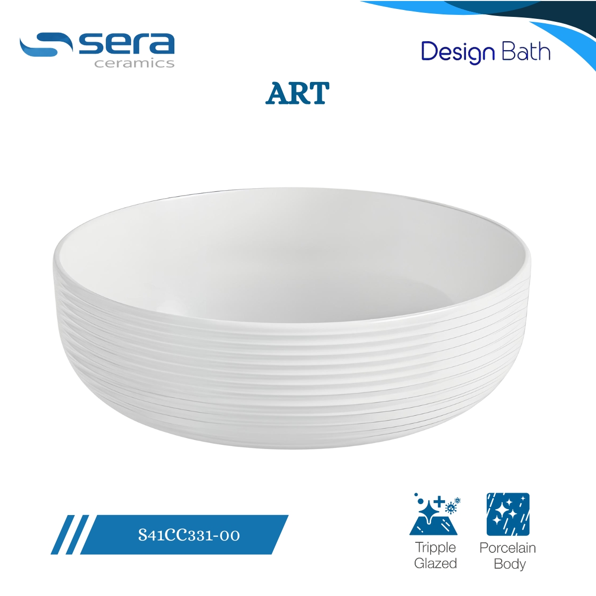 Sera Art Over Counter Basin White 331