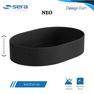 Sera Neo Over Counter Basin 317-02 Black